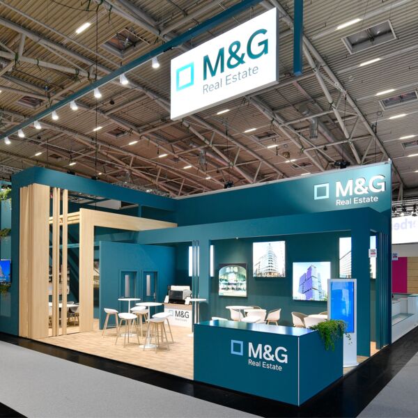 Messestand M&G Real Estate