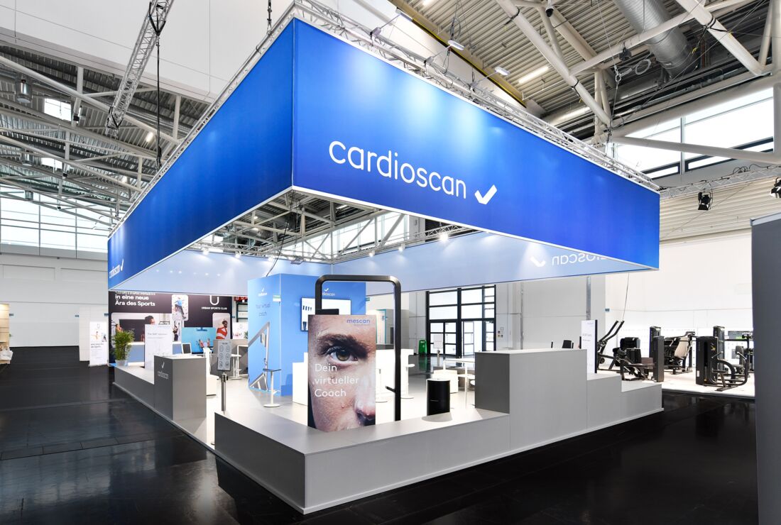 Messestand cardioscan GmbH