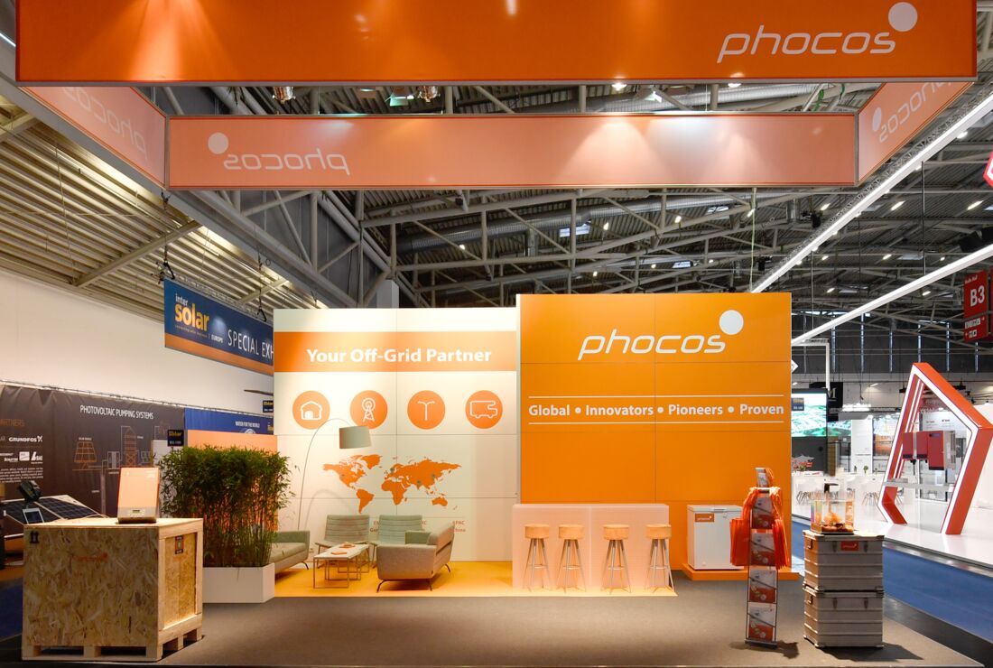 Messestand Phocos AG